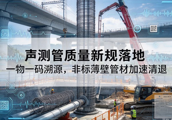 荥阳声测管质量新规落地，一物一码溯源，非标薄壁管材加速清退